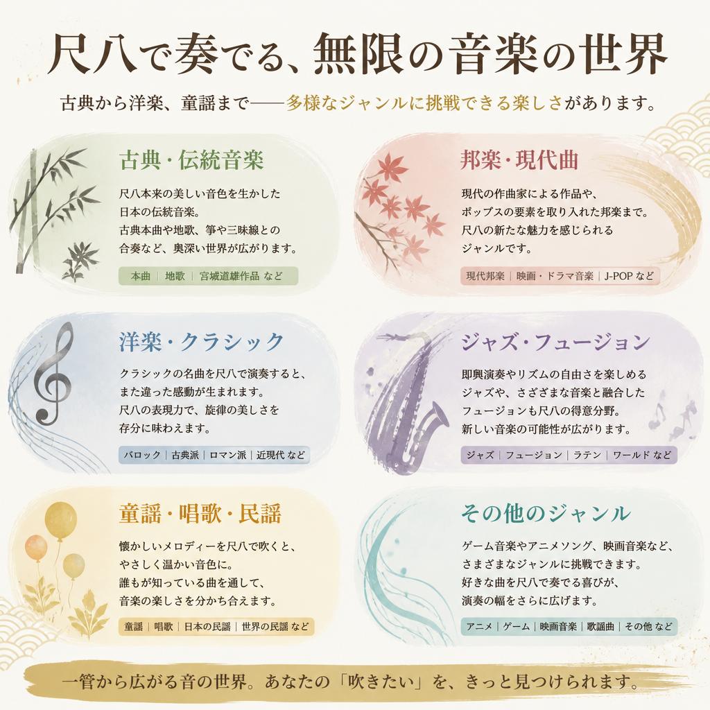 幅広いジャンルに対応
