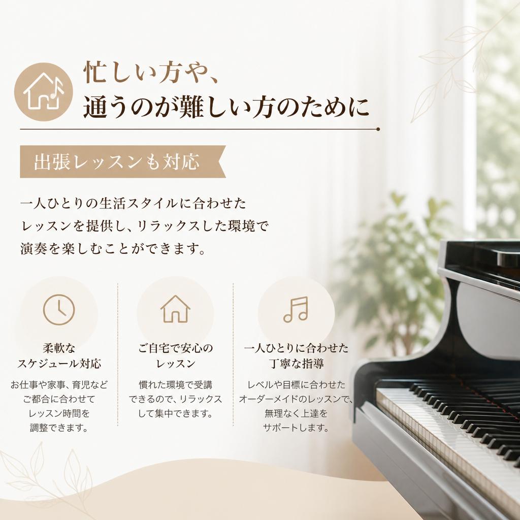 4. 自宅での出張レッスン